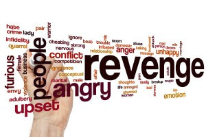Revenge word cloud