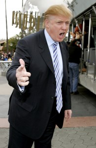 UNIVERSAL CITY, CA - MARCH 2006: Donald Trump kicks off the sixth season casting call search for The Apprentice held in the Universal Studios Hollywood, USA on March 10, 2006.