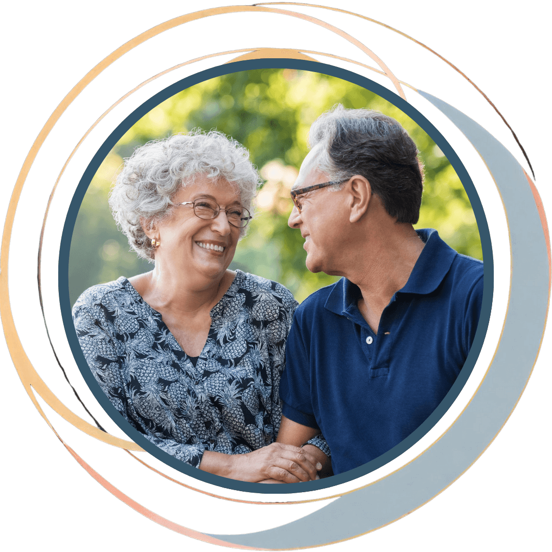 An older couple in resolution